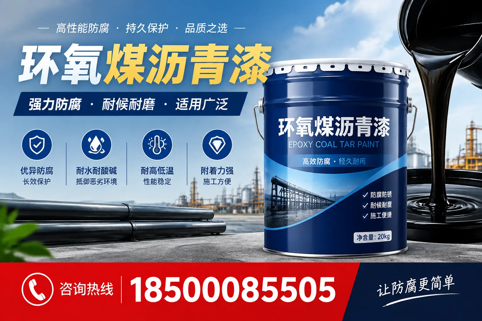 环氧煤沥青漆在不同气候条件下的表现分析,濮阳适用性